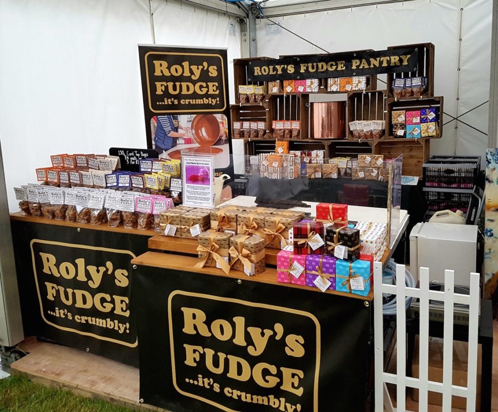 Roly's Fudge will be exhibiting at the Great Dorset Steam Fair