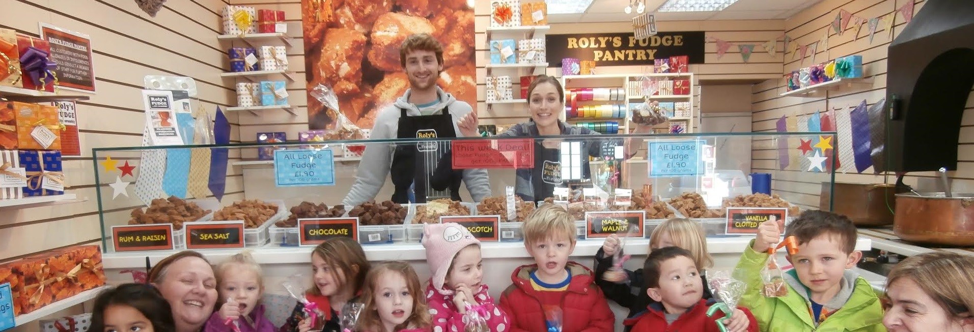 Roly's Fudge Padstow opening