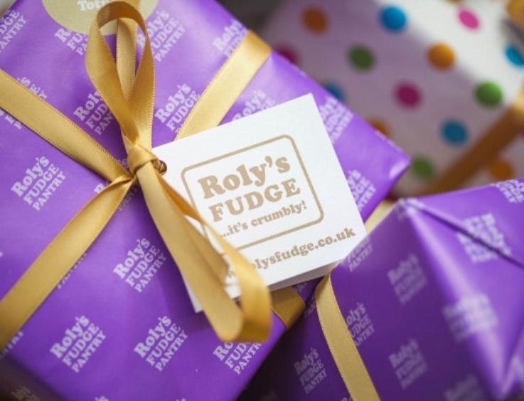 Box of Roly's Fudge