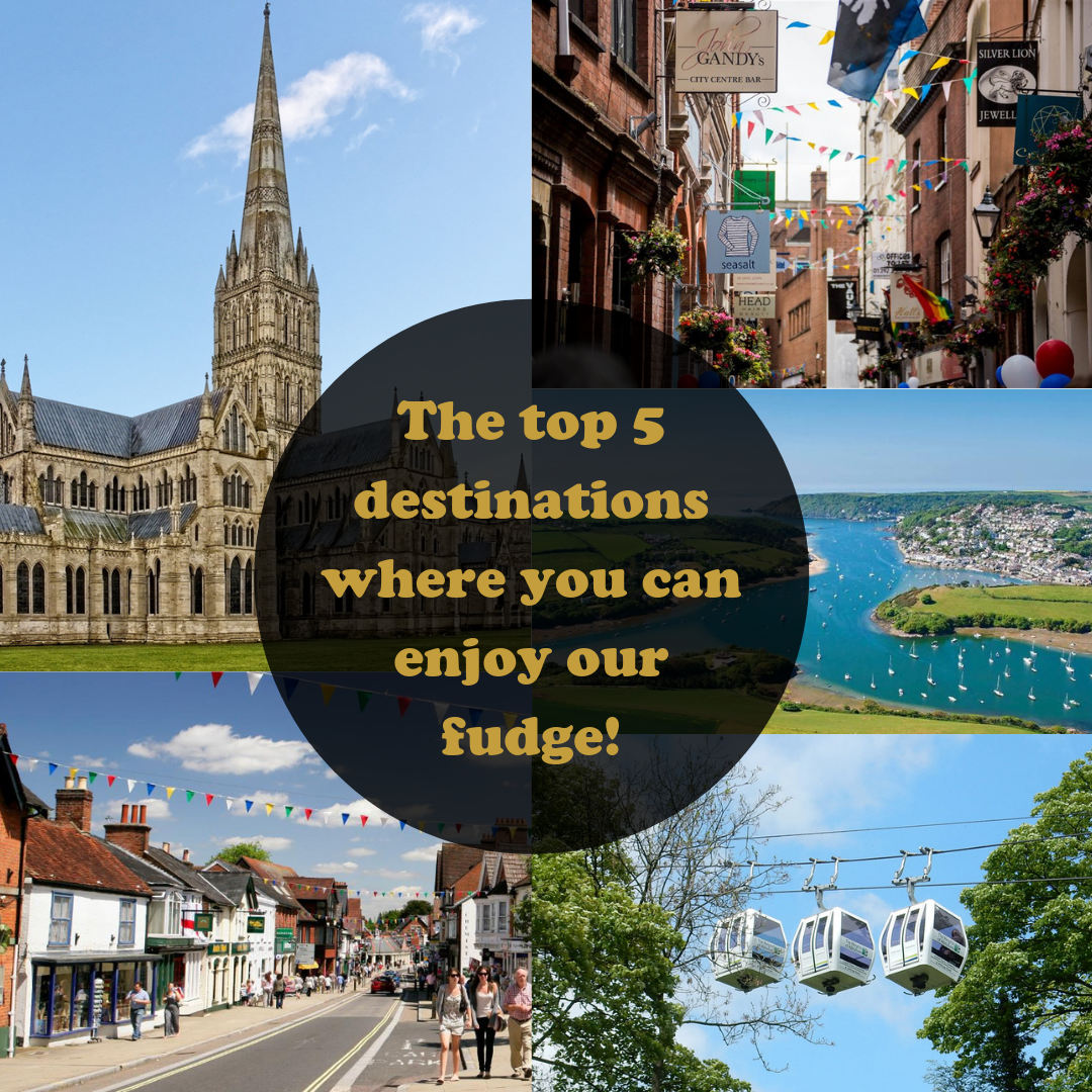 The top 5 places where you can enjoy our fudge!